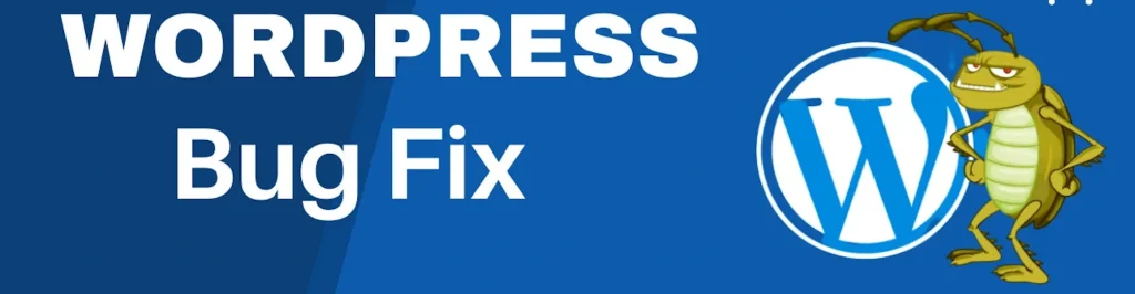wordpress bug fixing