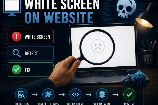 Website Showing a White Screen? What It Usually Means