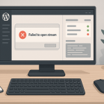 wordpress failed to open stream error