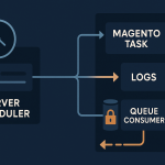 Magento cron scheduled task troubleshooting workflow