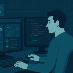 Developer reviewing Sylius promotion rules and discount calculations on a laptop