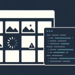 WordPress admin Media Library screen with a loading issue being diagnosed